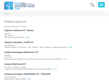 Tablet Screenshot of postesvacants.monjobinformatique.com